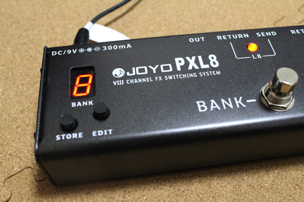 JOYO/Wave-x PXL-8 一番シンプルで安い８ループプログラムスイッチャー